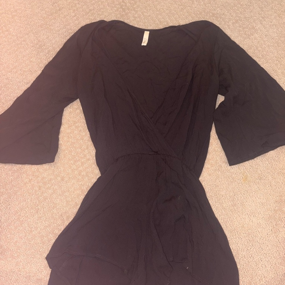 Elan black  cover up Dress